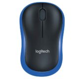 MOUSE LOGITECH M185 WIRLESS BLUE COLOR