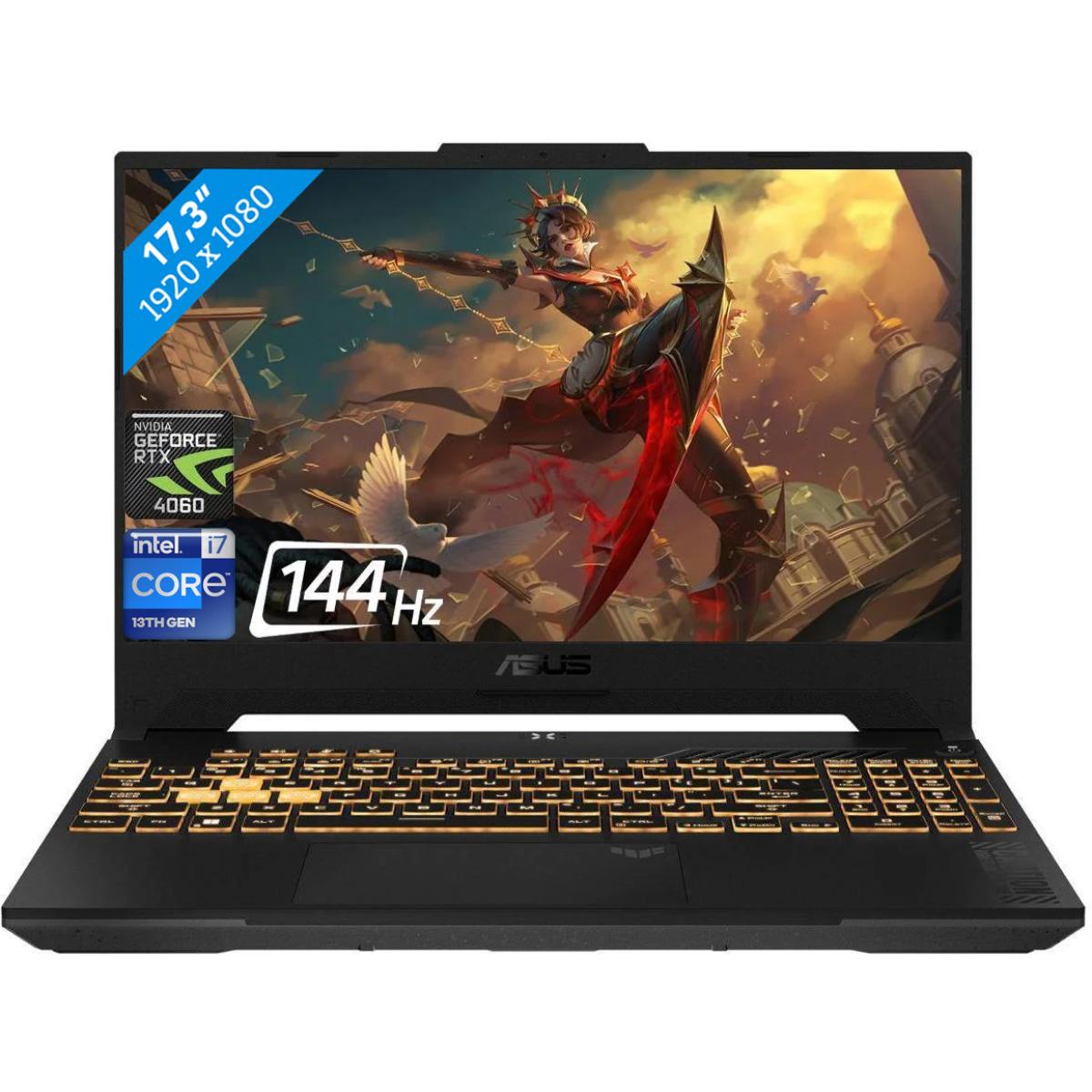 FX70739-1200x1200 ASUS TUF FX707VV HX183 GAMING CORE i7- 13620H RAM 16GB - SSD 1TB RTX 4060 8GB - SIZE FHD 17.3" - Image 1