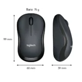 MOUSE LOGITECH M220 WIRLESS GRAY COLOR - Image 4